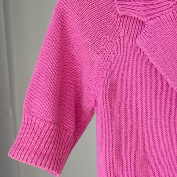 Button cardigan with pockets pink SM - Picture 4 of 9